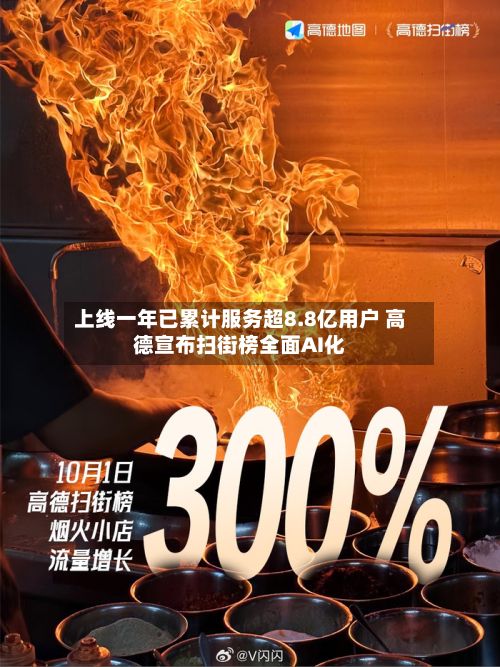 上线一年已累计服务超8.8亿用户 高德宣布扫街榜全面AI化-第2张图片