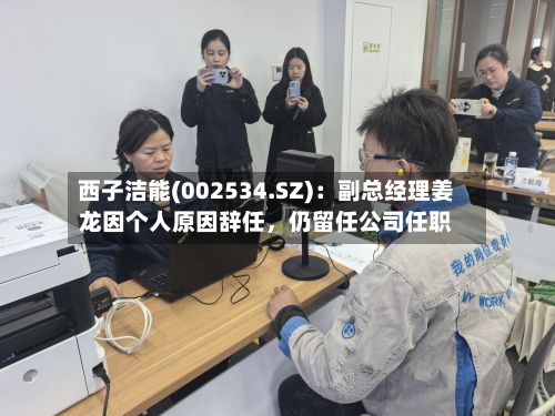 西子洁能(002534.SZ)：副总经理姜龙因个人原因辞任	，仍留任公司任职-第2张图片