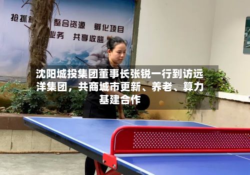 沈阳城投集团董事长张锐一行到访远洋集团，共商城市更新、养老	、算力基建合作-第2张图片