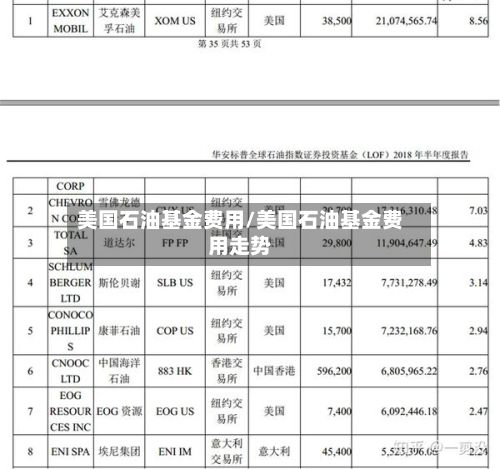 美国石油基金费用/美国石油基金费用走势