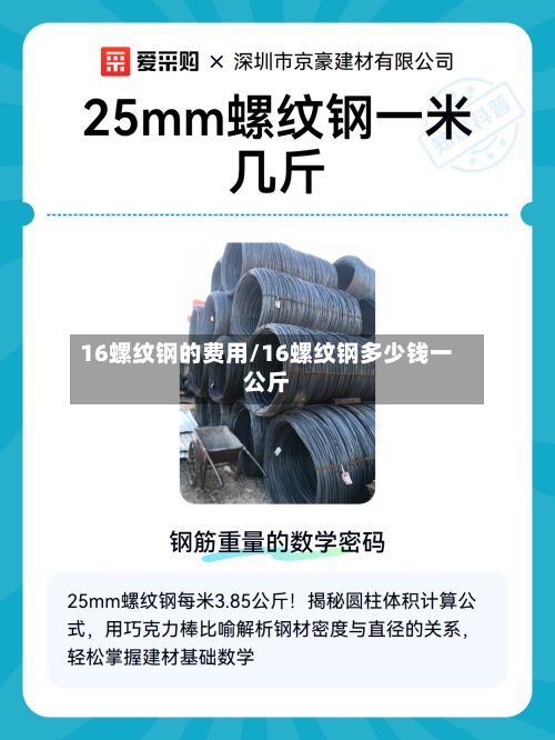16螺纹钢的费用/16螺纹钢多少钱一公斤