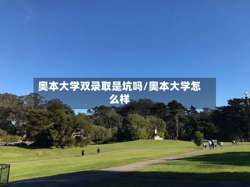 奥本大学双录取是坑吗/奥本大学怎么样
