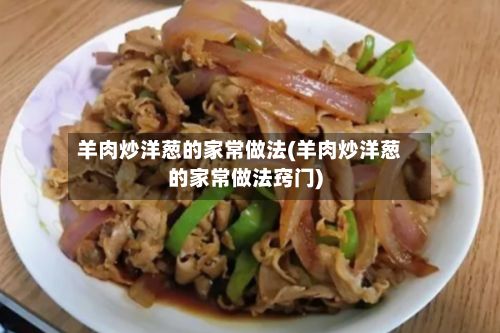 羊肉炒洋葱的家常做法(羊肉炒洋葱的家常做法窍门)