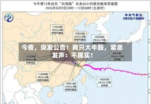 今夜，突发公告！两只大牛股	，紧急发声：不属实！-第3张图片