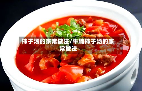 柿子汤的家常做法/牛腩柿子汤的家常做法-第2张图片
