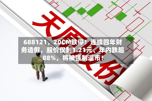 688121，20CM跌停！连续四年财务造假	，股价仅剩1.21元、年内跌超88%，将被强制退市！-第3张图片