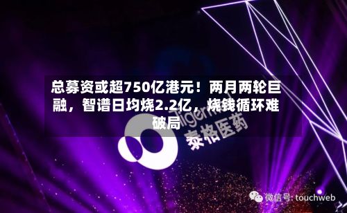 总募资或超750亿港元！两月两轮巨融，智谱日均烧2.2亿	，烧钱循环难破局-第1张图片