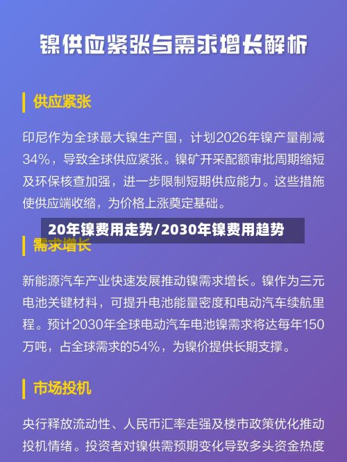 20年镍费用走势/2030年镍费用趋势-第3张图片