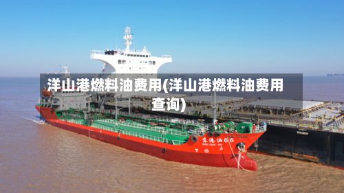 洋山港燃料油费用(洋山港燃料油费用查询)