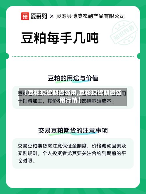 【豆粕现货期货费用,豆粕现货期货费用行情】