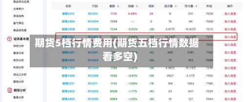 期货5档行情费用(期货五档行情数据看多空)