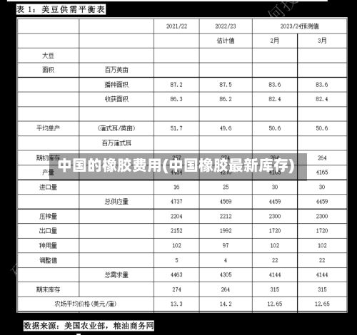 中国的橡胶费用(中国橡胶最新库存)-第3张图片