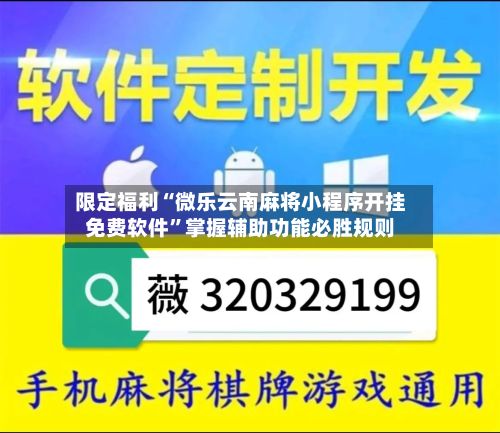 限定福利“微乐云南麻将小程序开挂免费软件	”掌握辅助功能必胜规则-第3张图片