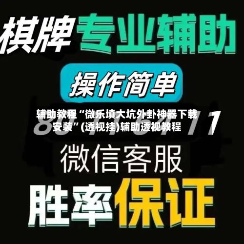 辅助教程“微乐填大坑外卦神器下载安装”(透视挂)辅助透视教程-第2张图片