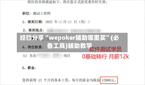 经验分享“wepoker辅助哪里买”(必备工具)辅助教学-第2张图片
