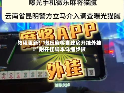 教程更新!“微乐麻将自建房开挂外挂!	”附开挂脚本详细步骤-第2张图片