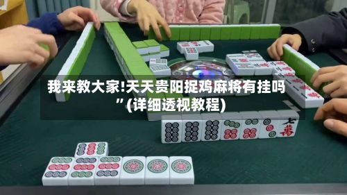我来教大家!天天贵阳捉鸡麻将有挂吗”(详细透视教程)-第2张图片