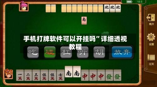 手机打牌软件可以开挂吗”详细透视教程-第2张图片