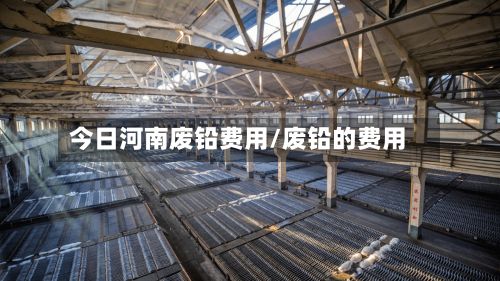 今日河南废铅费用/废铅的费用