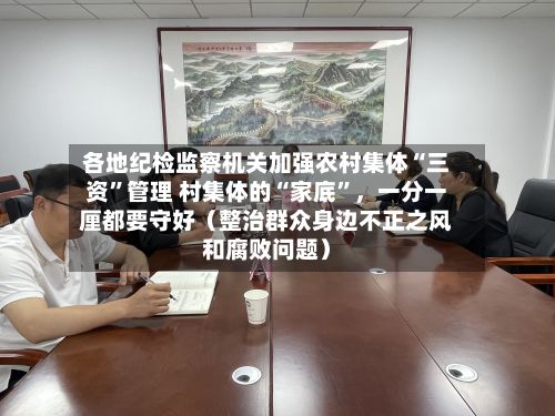 各地纪检监察机关加强农村集体“三资”管理 村集体的“家底”，一分一厘都要守好（整治群众身边不正之风和腐败问题）-第2张图片