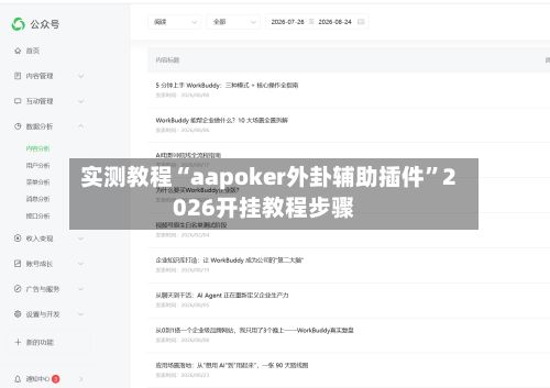 实测教程“aapoker外卦辅助插件”2026开挂教程步骤-第3张图片