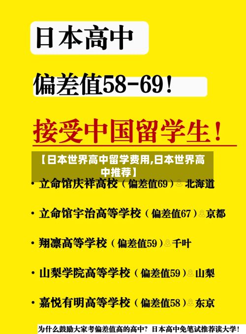【日本世界高中留学费用,日本世界高中推荐】-第2张图片