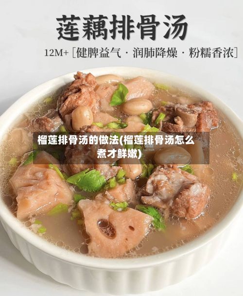 榴莲排骨汤的做法(榴莲排骨汤怎么煮才鲜嫩)-第3张图片