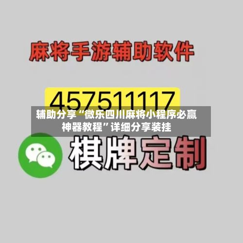 辅助分享“微乐四川麻将小程序必赢神器教程”详细分享装挂