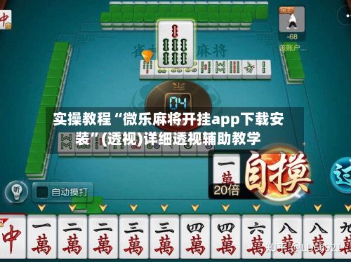实操教程“微乐麻将开挂app下载安装”(透视)详细透视辅助教学-第2张图片