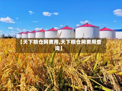 【天下粮仓网费用,天下粮仓网费用查询】