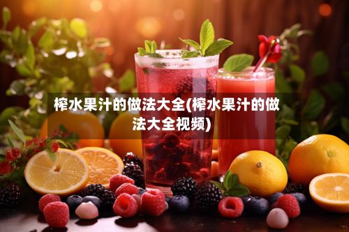 榨水果汁的做法大全(榨水果汁的做法大全视频)