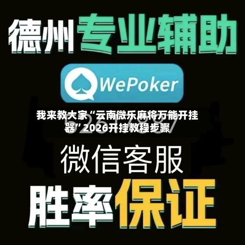 我来教大家“云南微乐麻将万能开挂器”2026开挂教程步骤-第3张图片