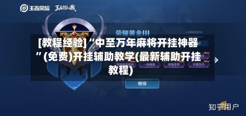 [教程经验]“中至万年麻将开挂神器”(免费)开挂辅助教学(最新辅助开挂教程)-第3张图片