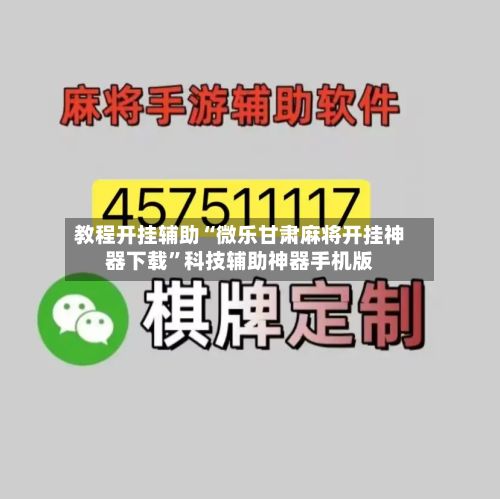 教程开挂辅助“微乐甘肃麻将开挂神器下载	”科技辅助神器手机版-第2张图片