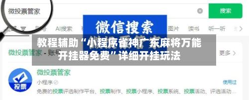 教程辅助“小程序雀神广东麻将万能开挂器免费”详细开挂玩法-第2张图片