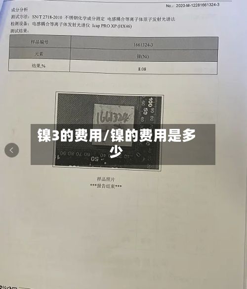 镍3的费用/镍的费用是多少