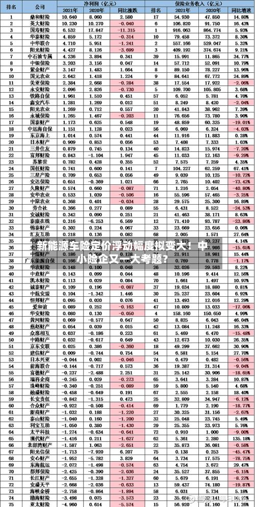 新能源车险定价浮动幅度拟变大!中小险企又一大考题?-第2张图片
