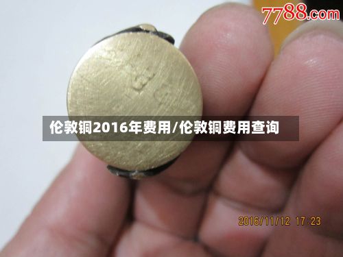 伦敦铜2016年费用/伦敦铜费用查询-第2张图片