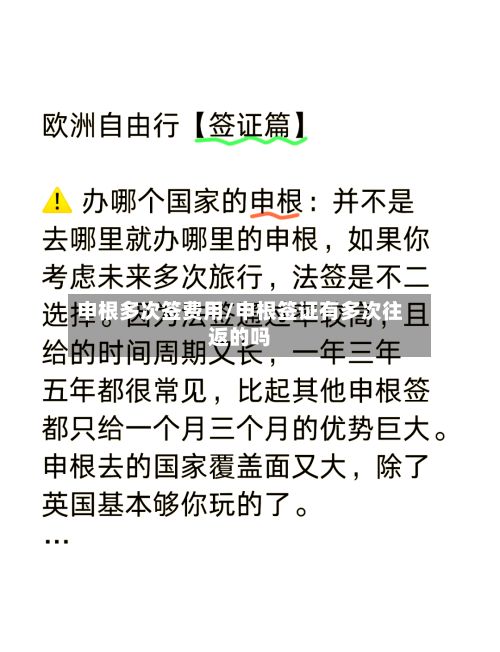 申根多次签费用/申根签证有多次往返的吗