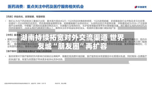 湖南持续拓宽对外交流渠道 世界友城“朋友圈”再扩容-第2张图片