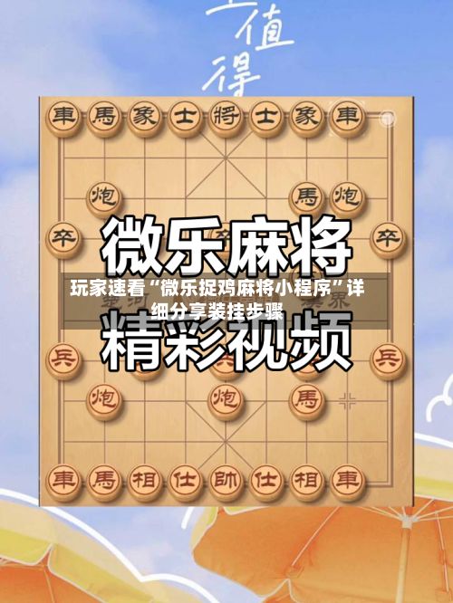玩家速看“微乐捉鸡麻将小程序”详细分享装挂步骤-第3张图片