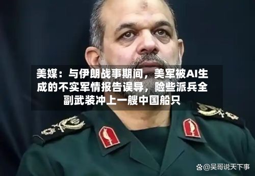 美媒：与伊朗战事期间，美军被AI生成的不实军情报告误导，险些派兵全副武装冲上一艘中国船只-第2张图片