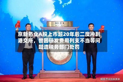 京新药业A股上市超20年后二度冲刺港交所，曾因研发费用列支不当等问题遭税务部门处罚