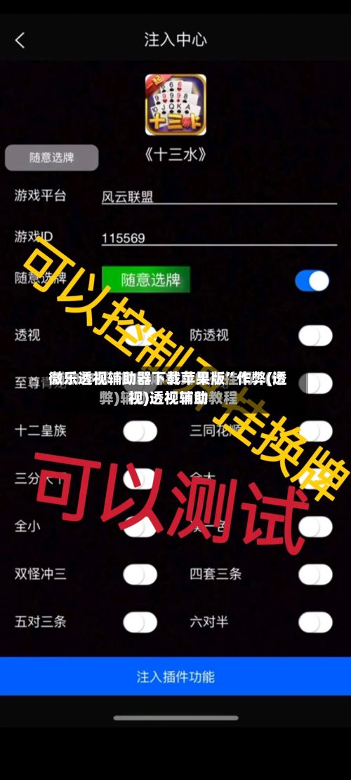 微乐透视辅助器下载苹果版	”作弊(透视)透视辅助-第2张图片