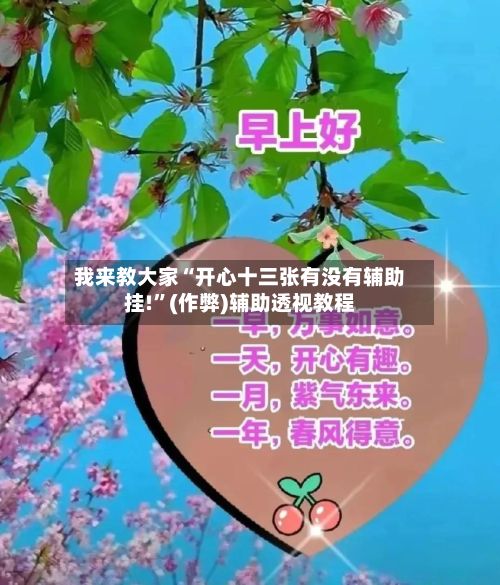 我来教大家“开心十三张有没有辅助挂!”(作弊)辅助透视教程-第2张图片