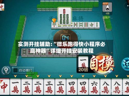 实测开挂辅助:“微乐跑得快小程序必赢神器	”详细开挂安装教程-第2张图片