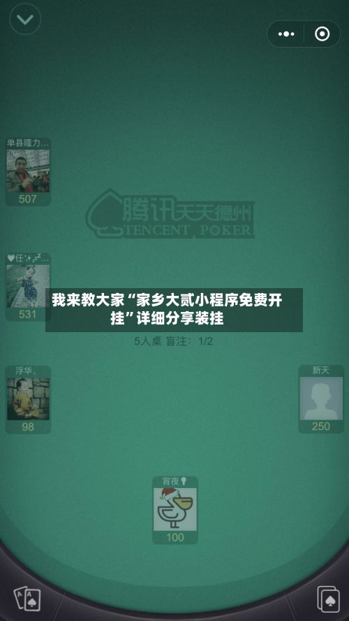 我来教大家“家乡大贰小程序免费开挂”详细分享装挂-第2张图片