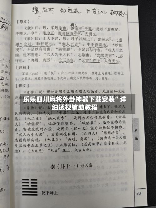 乐乐四川麻将外卦神器下载安装”详细透视辅助教程-第2张图片