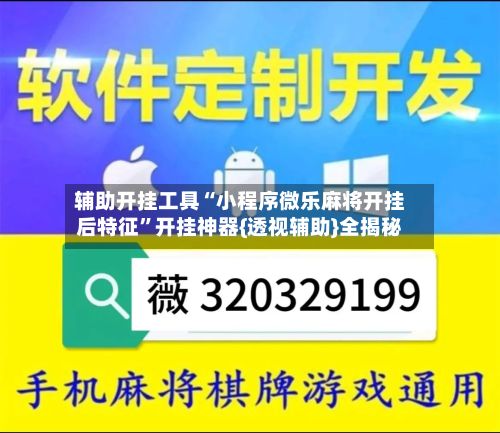 辅助开挂工具“小程序微乐麻将开挂后特征”开挂神器{透视辅助}全揭秘-第3张图片