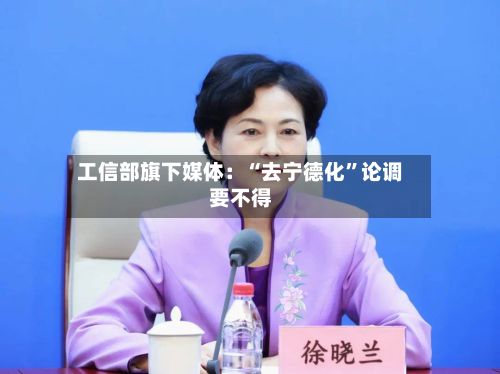工信部旗下媒体：“去宁德化”论调要不得-第2张图片